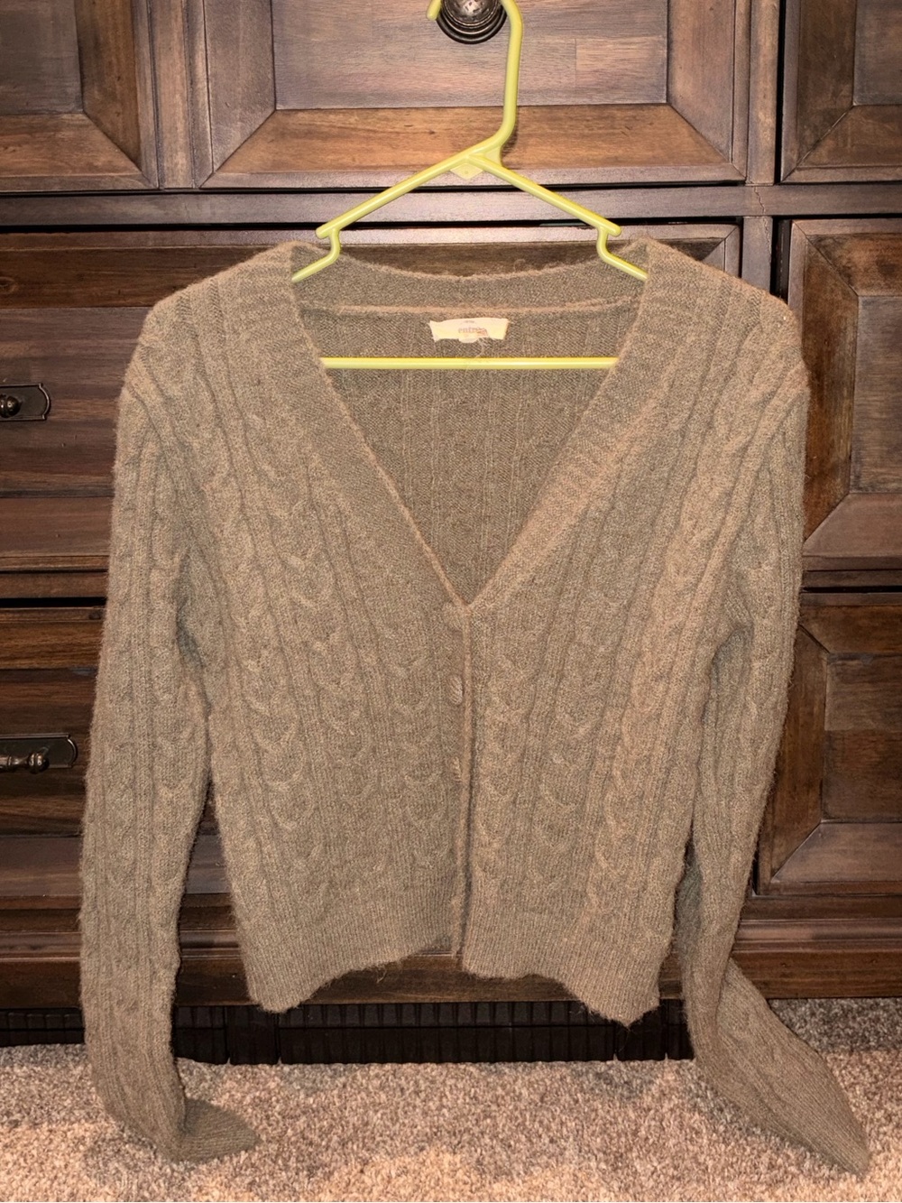Cozy Cable-Knit V-Neck Sweater Cardigan
